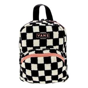 **RETIRED/RARE*** *NWT* Vans Retro Retirement Black & White + Pink Mini Backpack